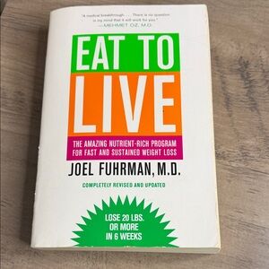 Eat to Live Book by Joel Fuhrman